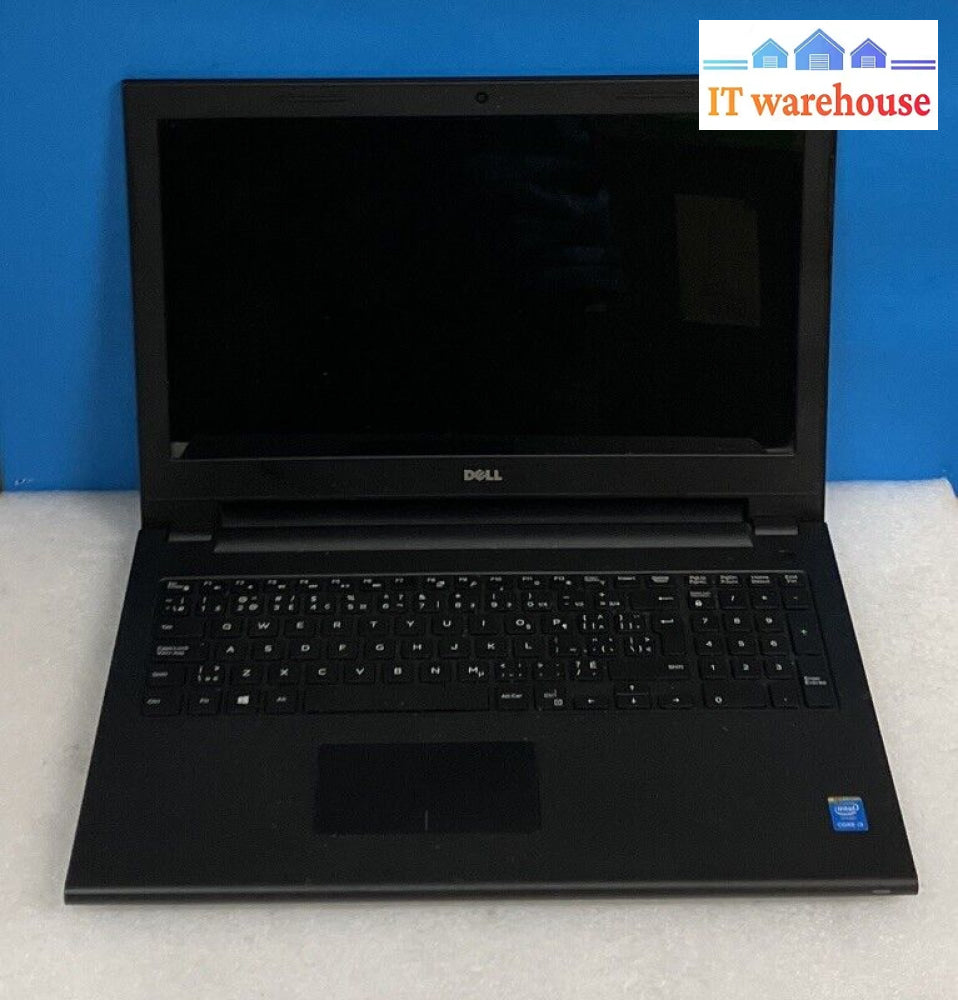 Dell Inspiron 15 15.6’ Laptop I3-4005U 8Gb Ram 250Gb Ssd Win 10 (No Battery) ~