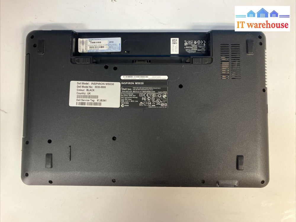 Dell Inspiron M5030 14’ Laptop (For Parts No Cpu / Hdd Ram Battery Read) ~