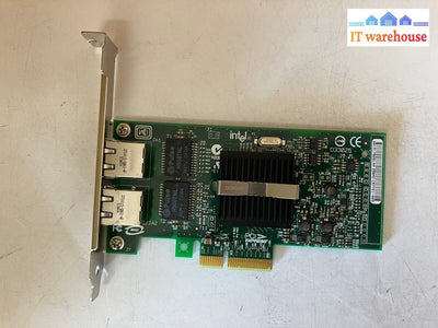 ~ Dell Intel Dual Port Gigabit Lan Card D33682 Pci-E P/N 0X3959 D29083-002