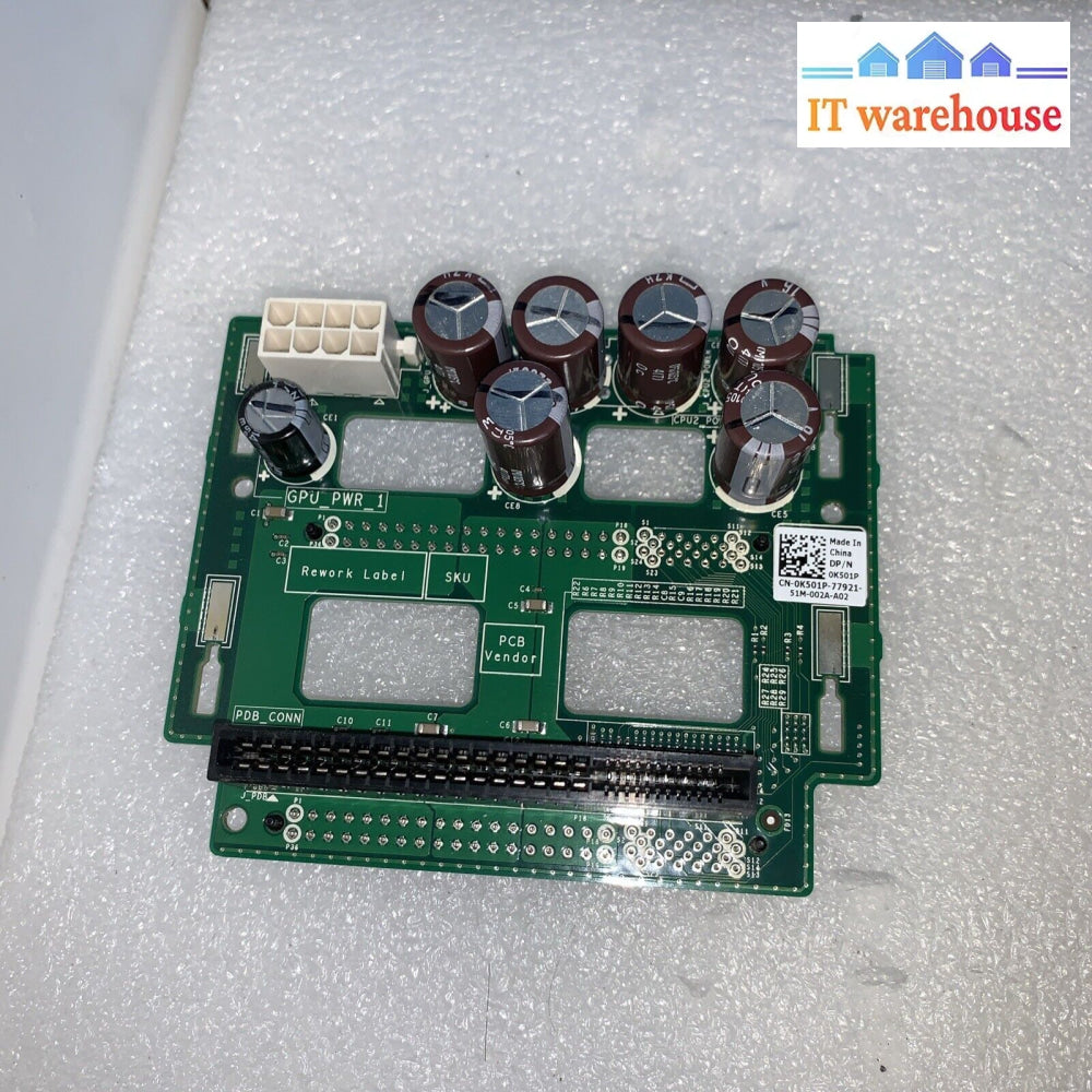 Dell K501P Poweredge T320 T420 T520 Power Distribution Board