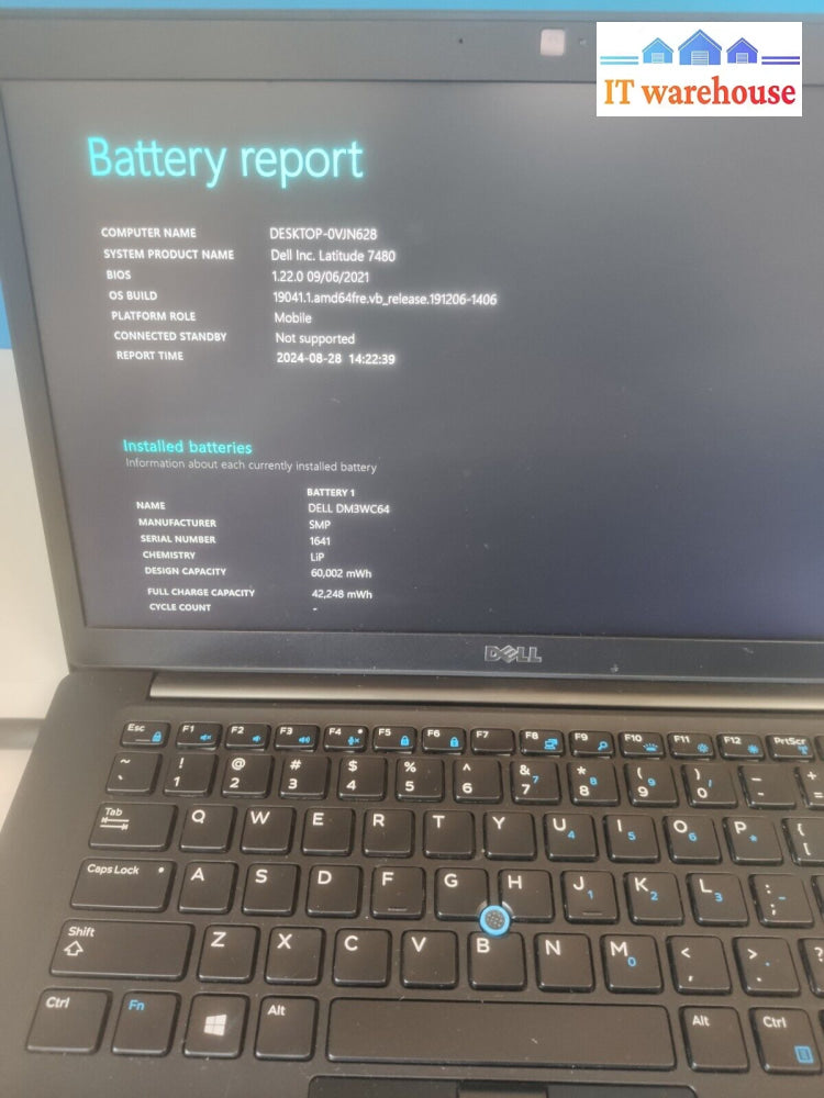 Dell Latitude 7480 14’’ Laptop I5-7200U 8Gb Ram 512Gb Ssd ~