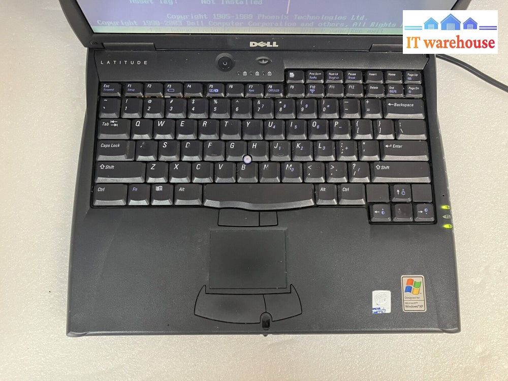 Dell Latitude C610 14’ Laptop Intel Pentium Iii Cpu 512Mb Ram No Hdd (Read) ~