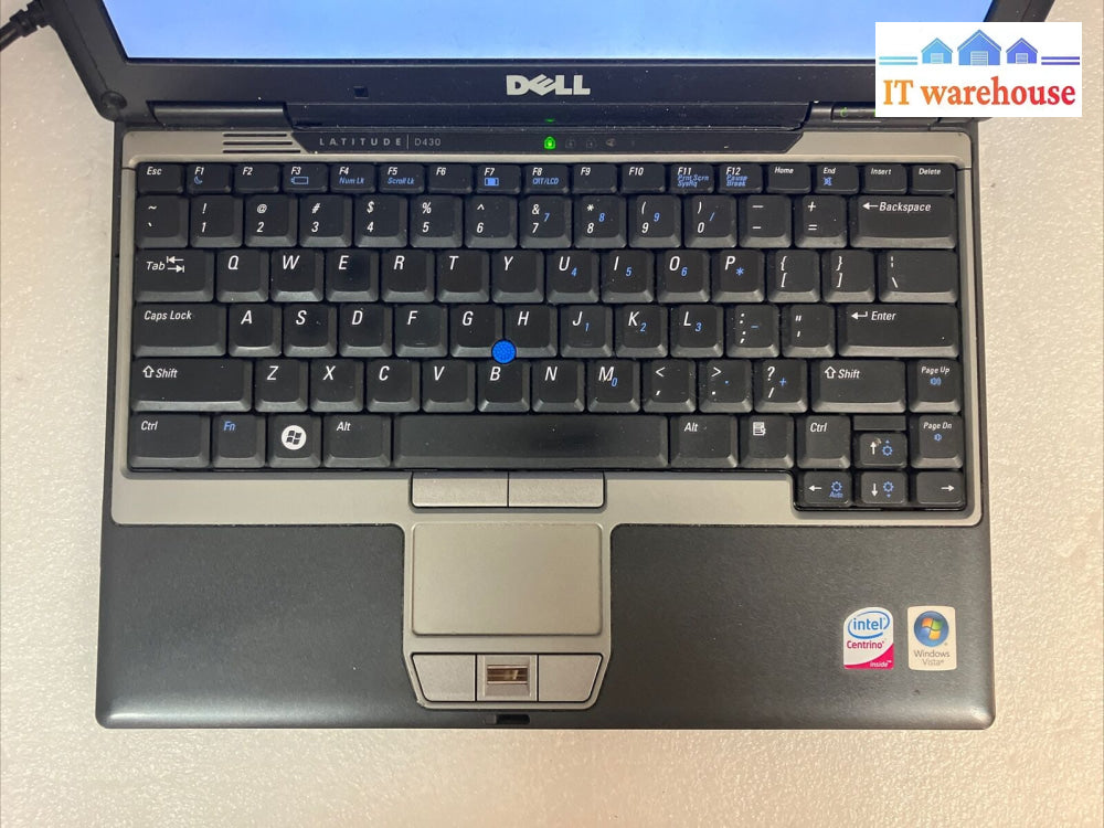 Dell Latitude D430 12’ Laptop Intel Core 2 Duo Cpu / 2Gb Ram No Hdd (Read) ~