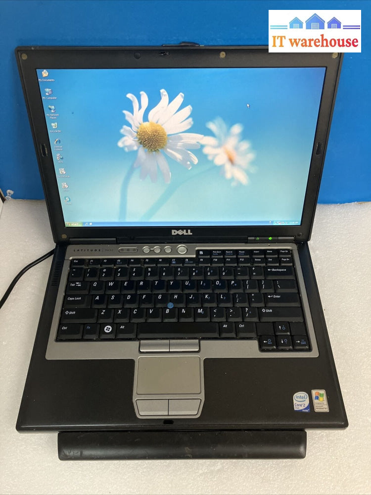 Dell Latitude D630 14’ Laptop Intel C2D Cpu 3Gb Ram 160Gb Hdd Xp (Bad Battery) ~