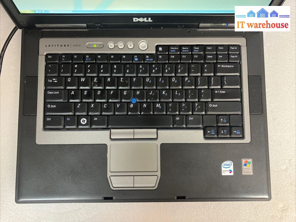 Dell Latitude D820 15’ Laptop Core 2 Cpu / 2Gb Ram 80Gb Hdd Xp (Bad Battery) ~