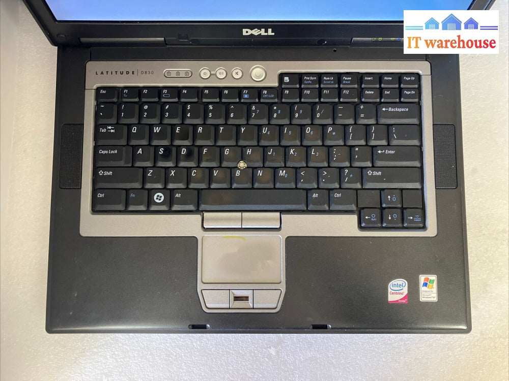 Dell Latitude D830 Pp04X 15.4’ Laptop Intel C2D Cpu / 2Gb Ram 80Gb Hdd Xp ~