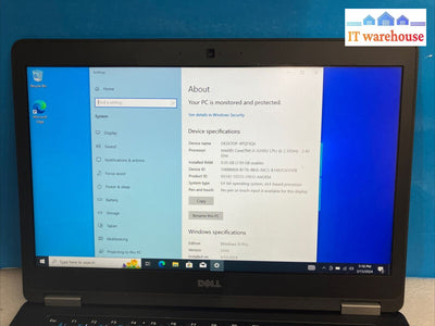 Dell Latitude E5470 14’ Laptop I5-6200U Cpu / 8Gb Ram 256Gb Ssd Win 10 Pro ~