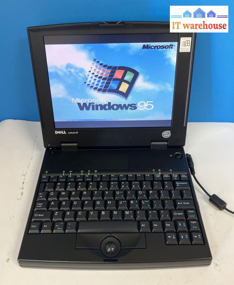 Dell Latitude Lx 4100T 10.5’ Laptop 80486 Cpu / 12Mb Ram Windows 95 (Read) ~