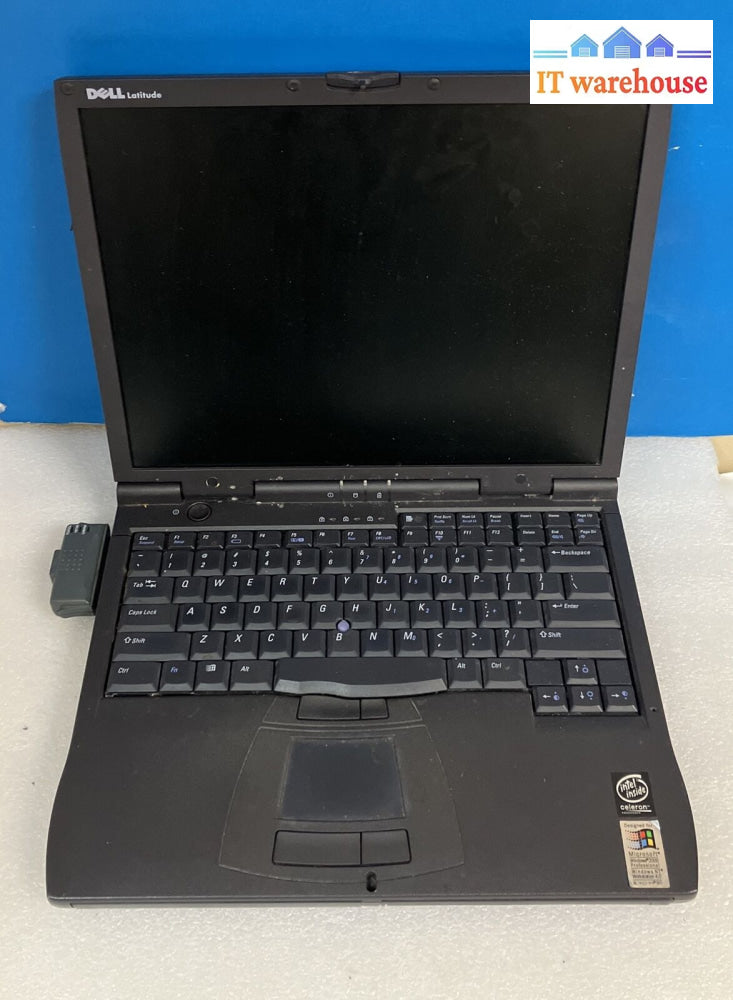 Dell Latitude S500Gt 14’ Laptop Celeron Cpu / 128Mb Ram 80Gb Hdd Xp (Read) ~