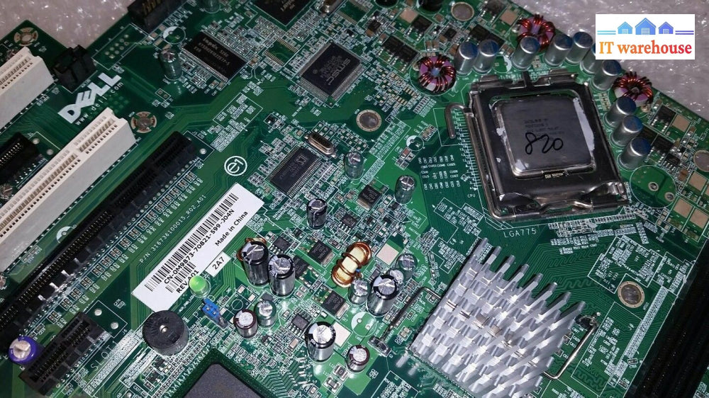 Dell Motherboard M9873 With Cpu 820 @@@