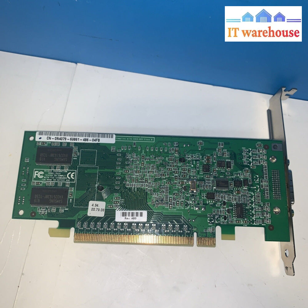 Dell N4079 Nvidia Quadro4 Nvs 280 Nvs280 64Mb Pci-E X16 Video Graphics Card