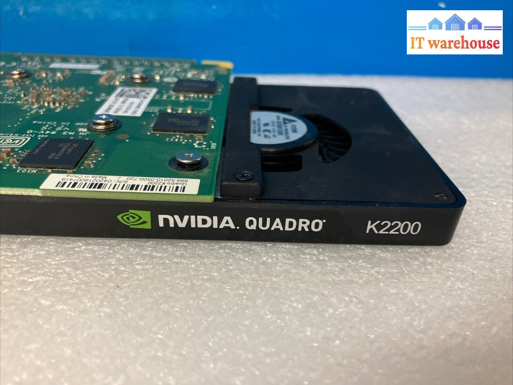 Dell Nvidia Quadro K2200 4Gb Gddr5 0Gmnnc Dvi Displayport Graphics Video Card ~