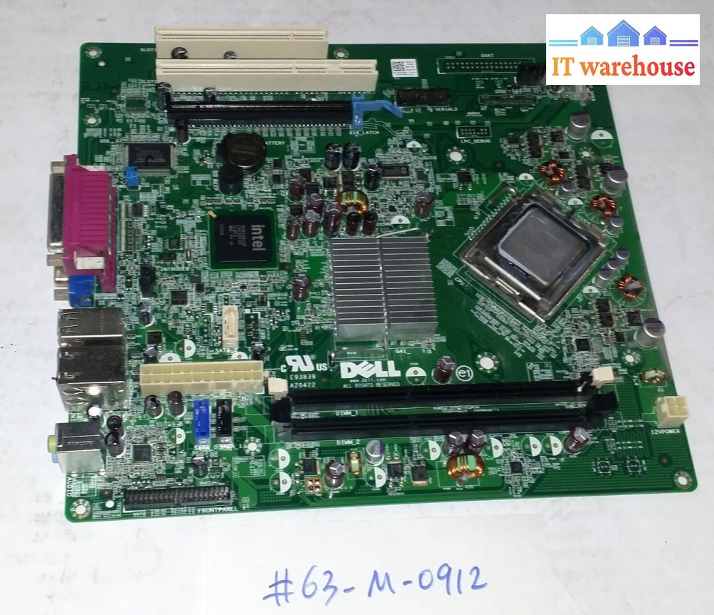 Dell Optiplex 0Hn7Xn Motherboard W/Core 2 Duo E7500 2.93Ghz