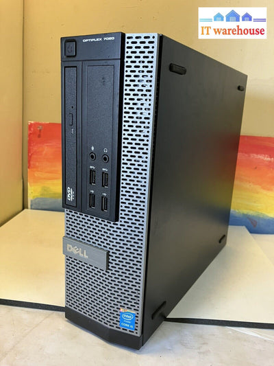 ~ Dell Optiplex 7020 Sff Desktop D07S I5-4590 8Gb Ram 512Gb Hdd