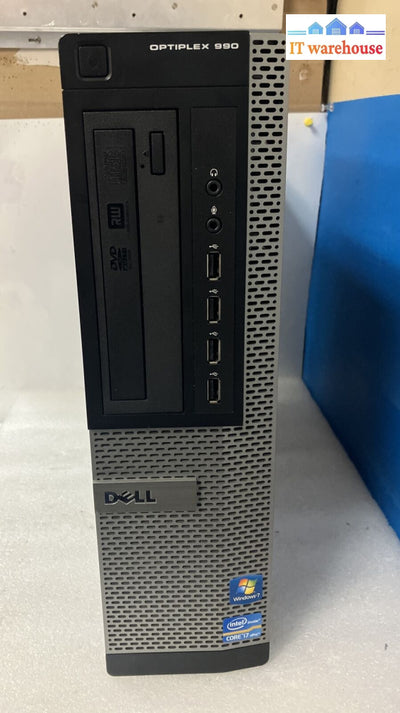 Dell Optiplex 990 Sff Desktop Pc Intel I7-2600 Cpu / 4Gb Ram 250Gb Hdd Xp ~