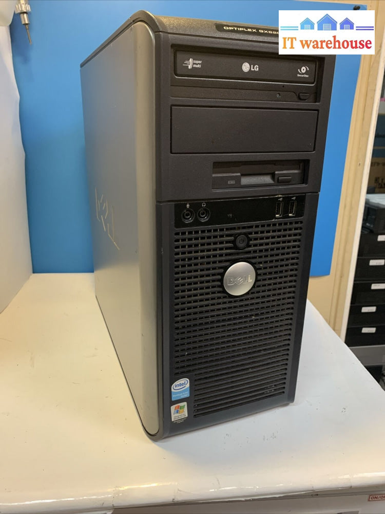 Dell Optiplex Gx620 Desktop P4 3.0Ghz 2Gb 1Tb Windows Xp Pro Floppy Drive