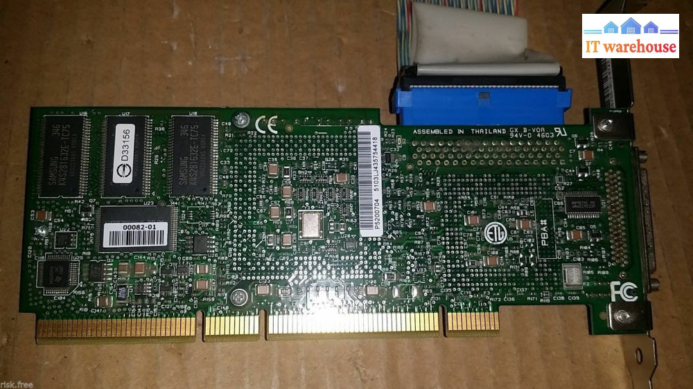 Dell Perc J4588 4Sc Pci-X Perc4/Sc Ultra 320 Scsi Raid Controller Card @@@