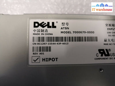 + Dell Power Edge 2600 730W Supply 12V 60A 7000679-0000 Cn-0C1297 @@@