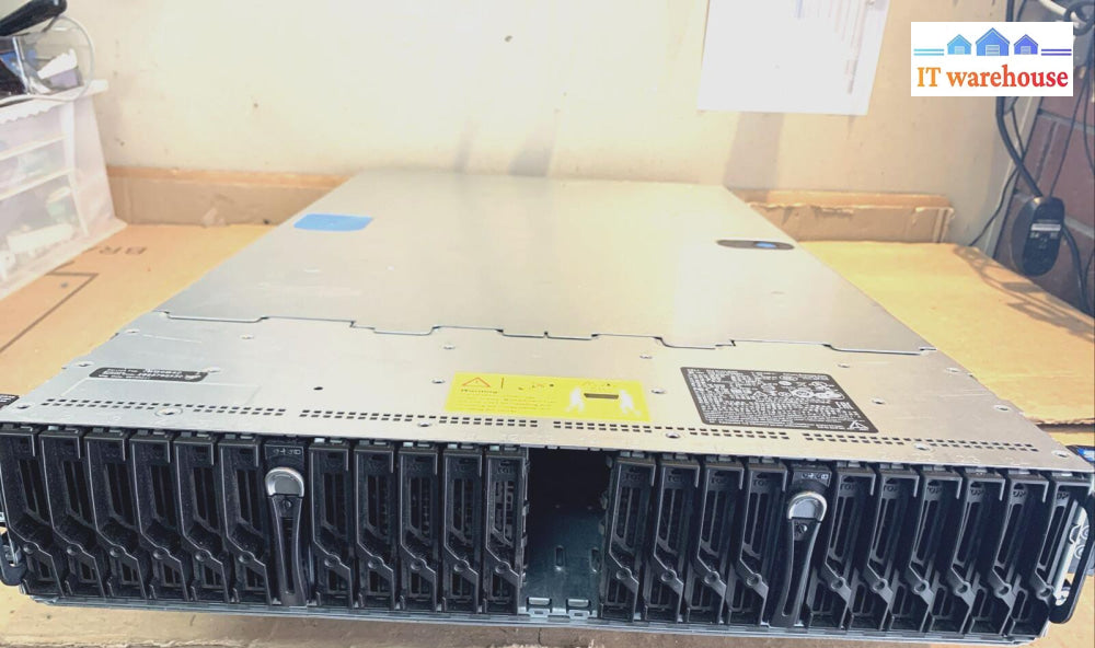 Dell Poweredge C6220 Ii 4 Node 24 Port (8X) Xeon E5-2680 V2 / 512Gb Ram 2X Psu