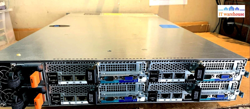 Dell Poweredge C6220 Ii 4 Node 24 Port (8X) Xeon E5-2680 V2 / 512Gb Ram 2X Psu