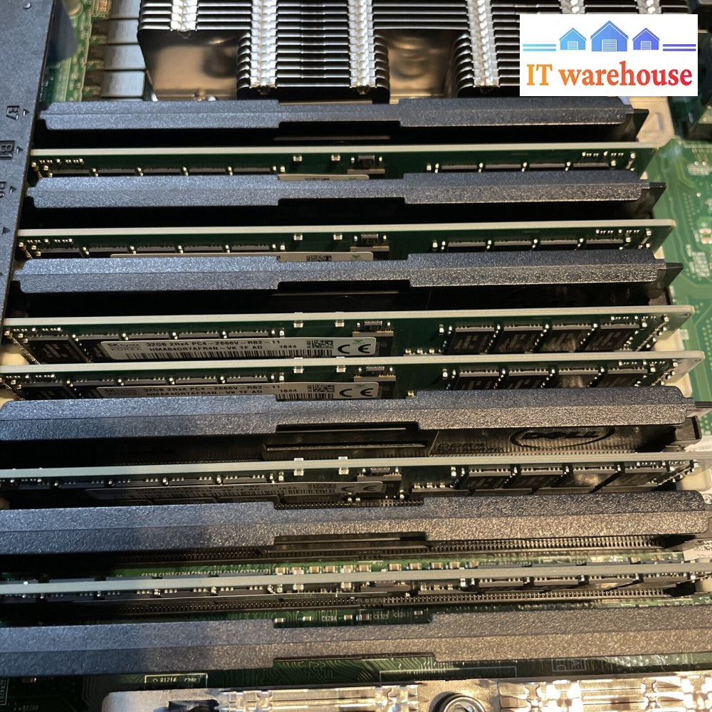 Dell Poweredge R640 2X Xeon Gold 6136 3.0Ghz 384Gb Ram 240G + 1.6Tb Ssd Server