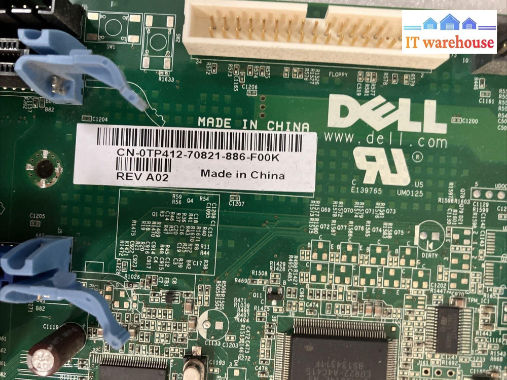 Dell Precision T3400 Tff Lga 775 Motherboard 0Tp412 With Intel C2D E6850 Cpu ~