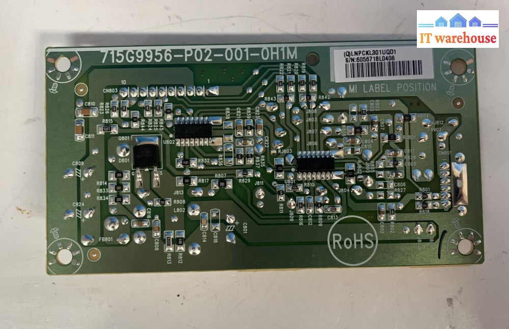 Dell S3221Qs 715G9956-P02-001-0H1M Led Driver Board Lnpckl301Uqd1 *Tested/Work ~