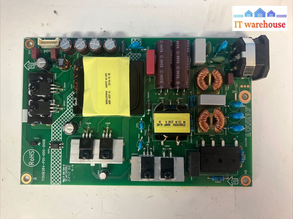 Dell S3221Qs Monitor Power Supply Board 715Gb384-P01-000-0Hgk *Tested/Working* ~