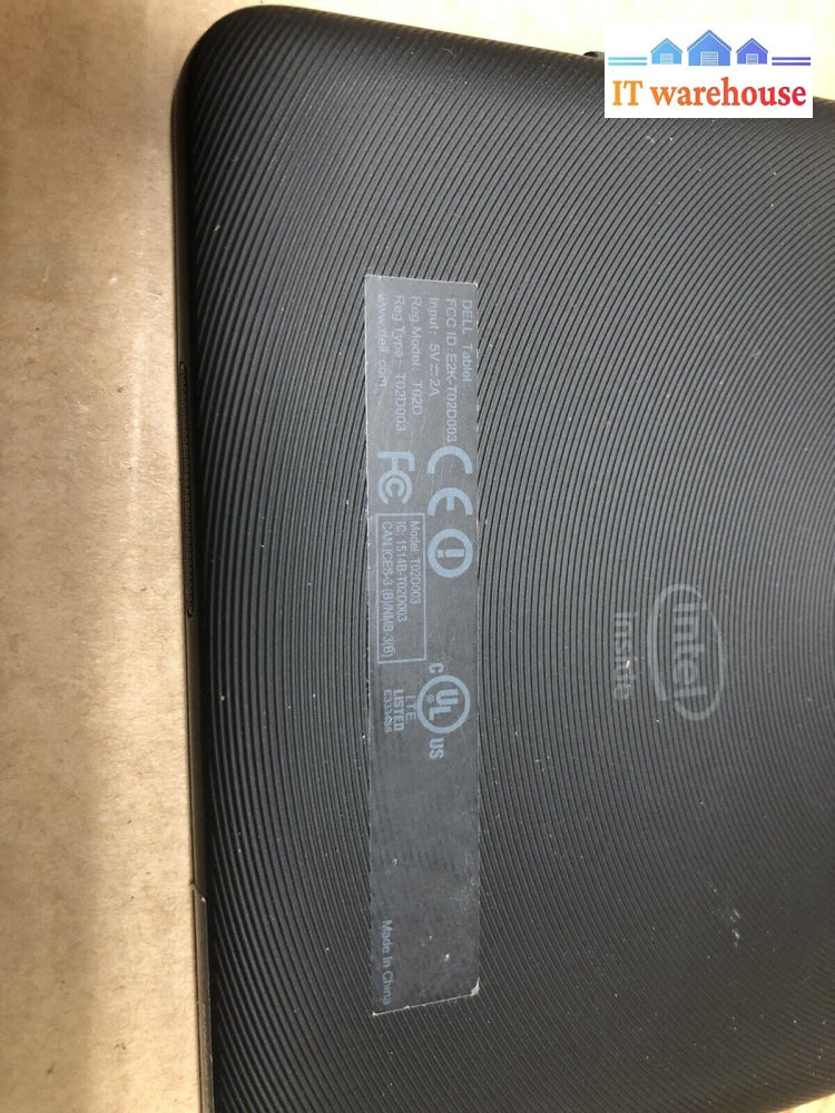 $ Dell Venue 8 3840 16Gb Wi-Fi 8In - Black -Touch Screen Cracked