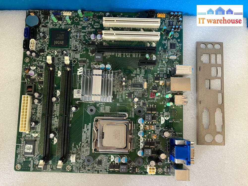 ~ Dell Vostro 220 Motherboard G45M03 0Jjw8N E93839 W/ Pentium E5300 & Io Shield