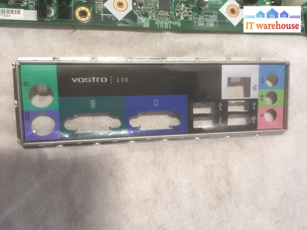 + Dell Vostro 230 Motherboard 09152-1 7N90W W/ Intel E7500 2.90Ghz Genuine Plate