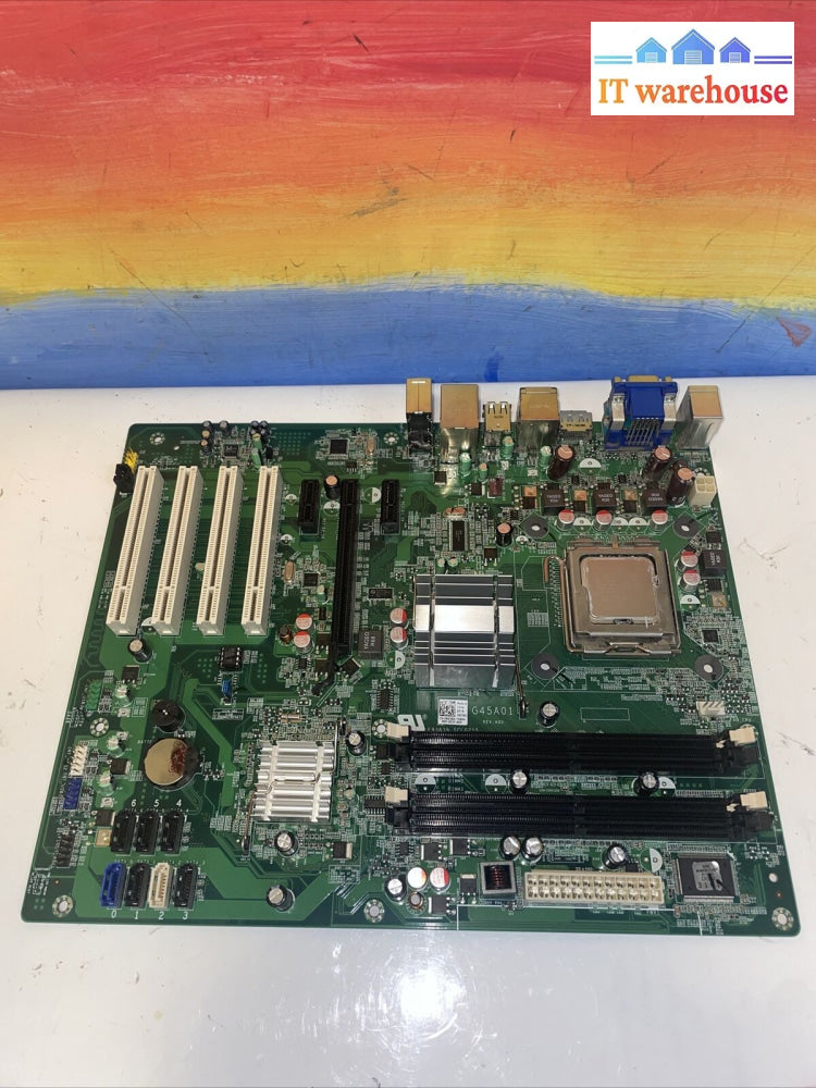 Dell Vostro 420 Mdt Desktop Motherboard System Mainboard R038D + Q6600 Cpu