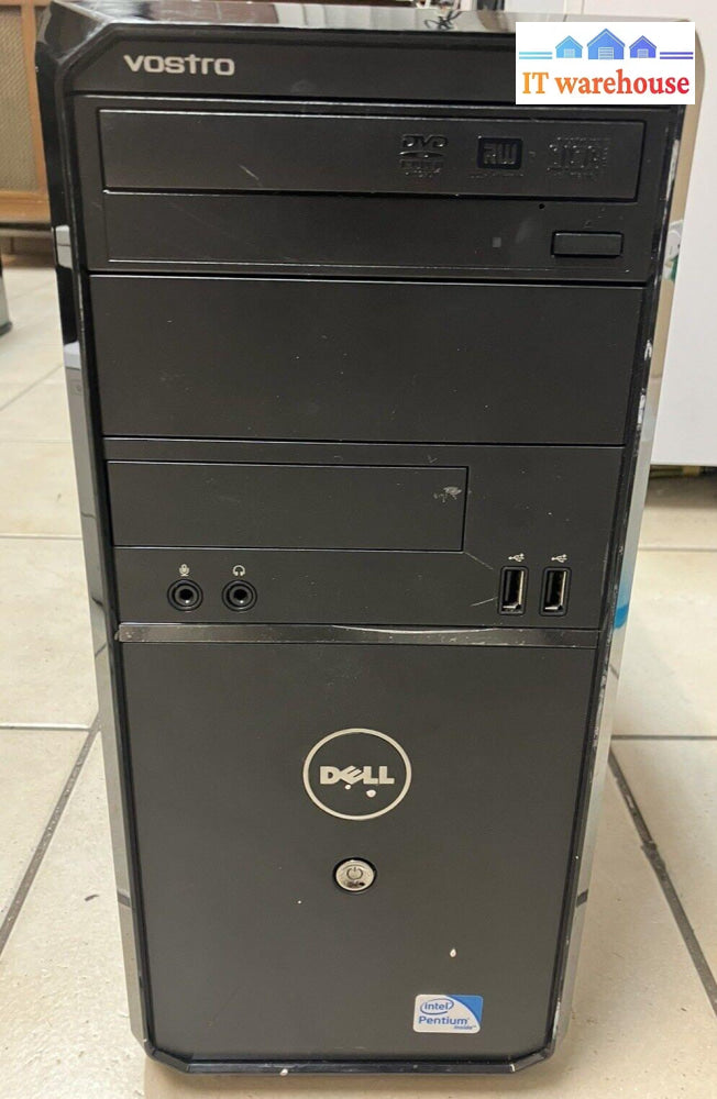 ~ Dell Vostro D07M Desktop Dual-Core E5400 Cpu / 4Gb Ram 160Gb Hdd/ Win Xp Pro