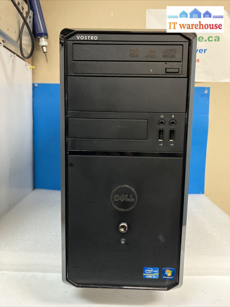 ~ Dell Vostro D11M Desktop I3-3220 3.3Ghz 4Gb Ram 1Tb Hdd Built-In Wi-Fi Win Xp