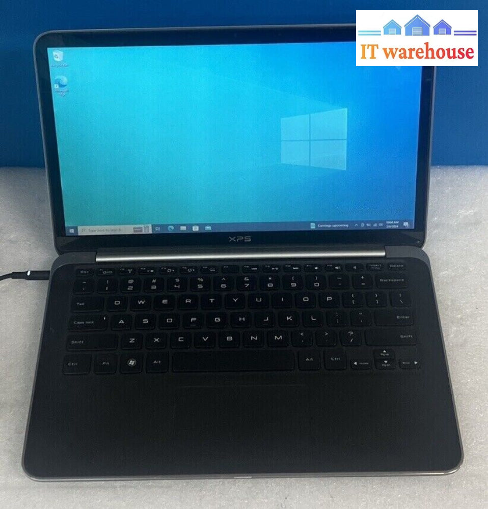 ~Dell Xps L321X 13’ Laptop I5-2467M Cpu 4Gb Ram 128Gb Ssd Win 10 Pro (No Bat)