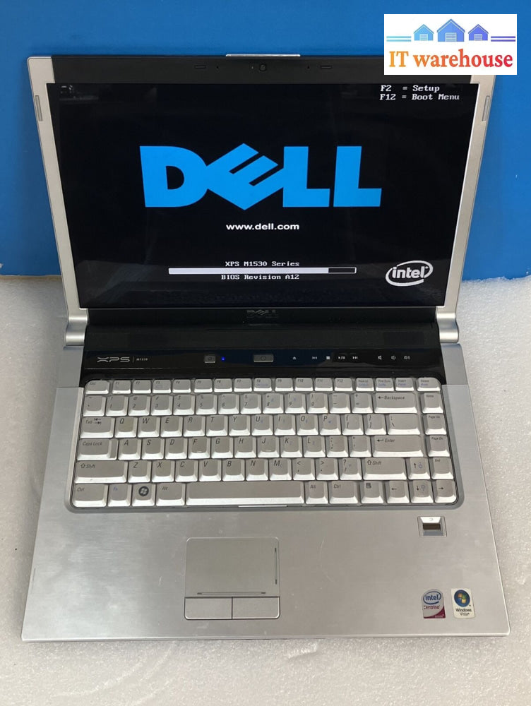 Dell Xps M1530 15’ Laptop Intel Core 2 Duo Cpu / 3Gb Ram 200Gb Hdd Win Xp ~