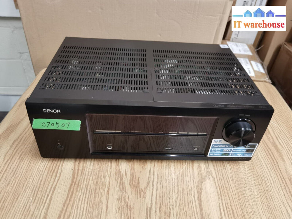 $ Denon Avr-1513 Av Surround Home Theater Receiver - No Remote Tested