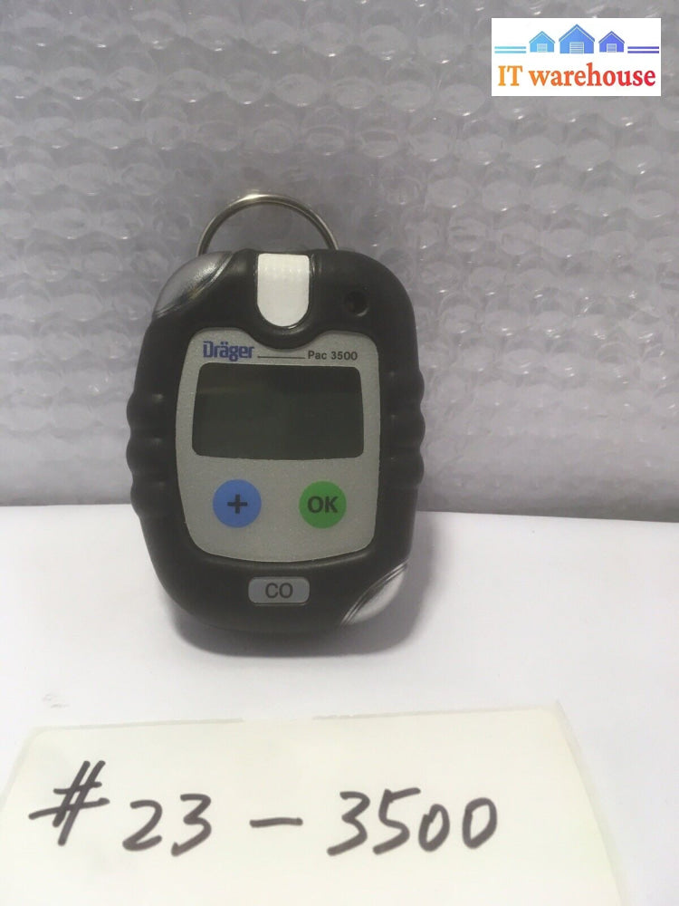 + Drager Pac 3500 Co Gas Detector As Is