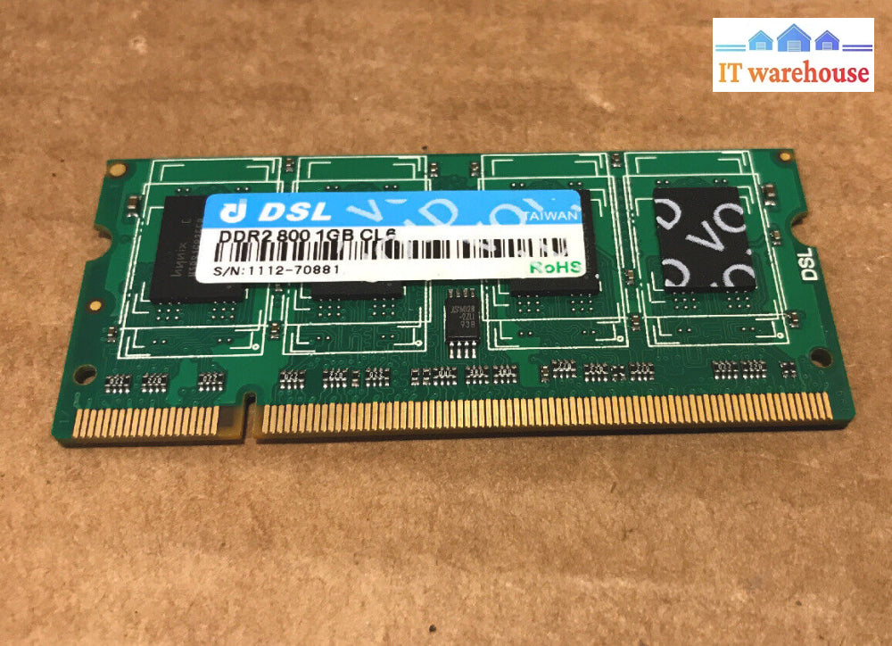 Dsl (1Gb Ddr2 Pc2-6400 800Mhz Sodimm 200-Pin) Dram Memory