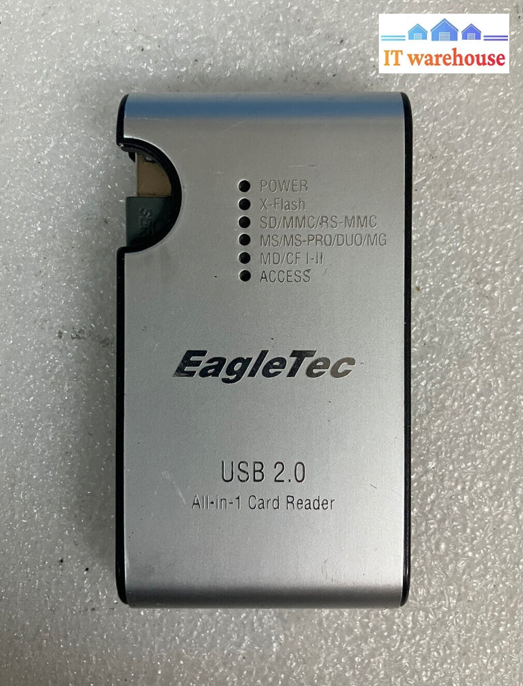 ~ Eagletec All-In-One Card Reader With Sd/Mmc/Rs-Mmc/Ms/Ms-Pro/Duo/Mg/Usb Port