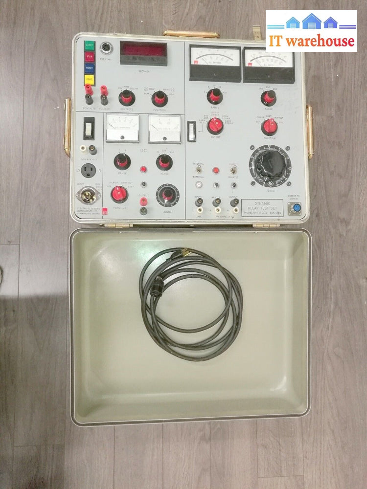 Electrical Testing Instruments Ltd Dynamic Relay Test Set Drt 150/La Ser 1369 *