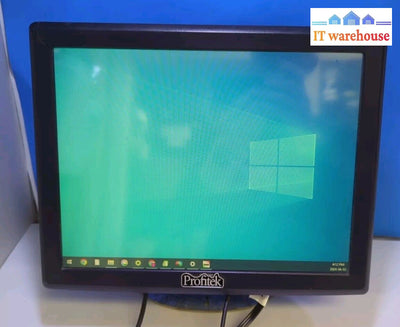 Elo Touchsystems Et1515L-7Cwc 15’ Lcd Touchscreen Monitor Tested W/Cables -