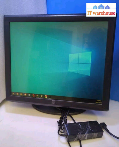 Elo Touchsystems Et1928L 19’’ Touchscreen Lcd Monitor With Ac Adapter Tested -