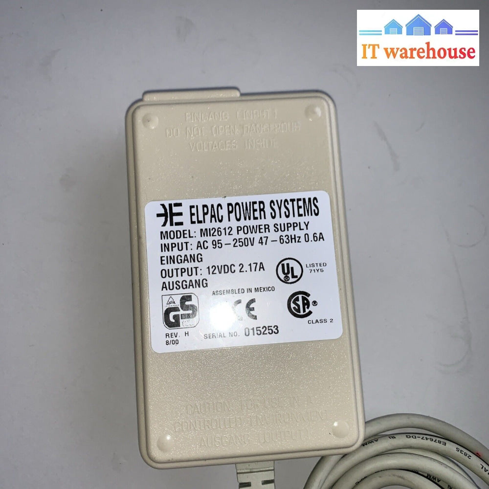 Elpac Mi2612 Power Supply