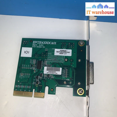 Epcie4Xrdca01 External Pcie X4 (Gen 1/2/3 Redriver) Cable Adapter Card