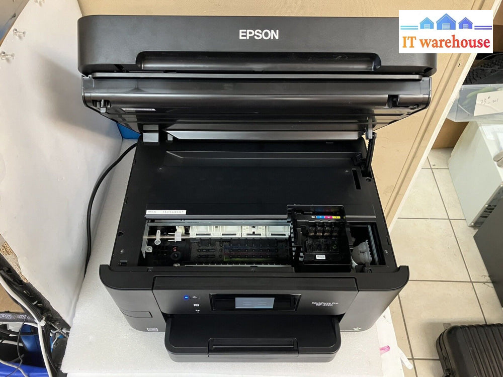 ~ Epson Workforce Pro Wf-3720 Wireless All-In-One Inkjet Printer-Black (No Ink)