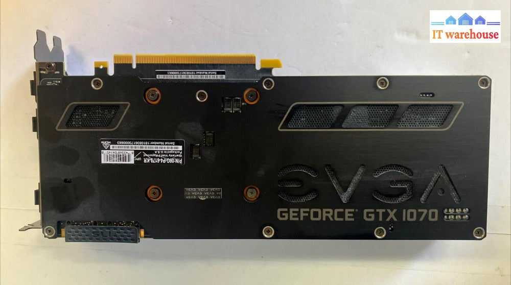 Evga Nvidia Geforce Gtx 1070 Sc 8Gb Gddr5 Graphics Card (08G-P4-6173-Kr) Gpu ~