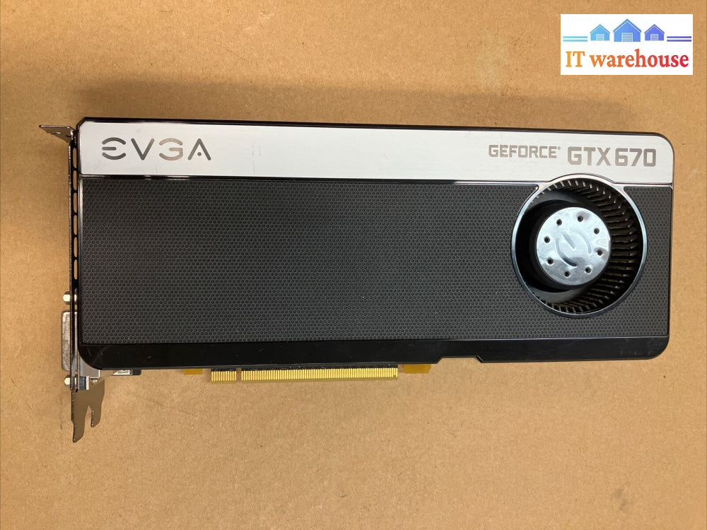 Evga Nvidia Geforce Gtx 670 2Gb Gddr5 Pci-E Graphics Card P/N: 02G-P4-2670-B6 ~