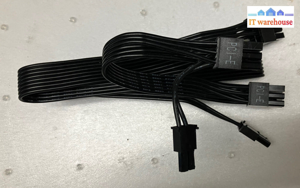 Evga Supernova 8 Pin To Dual Pin (6 + 2) Pci-E Type3 Power Supply Cable ~