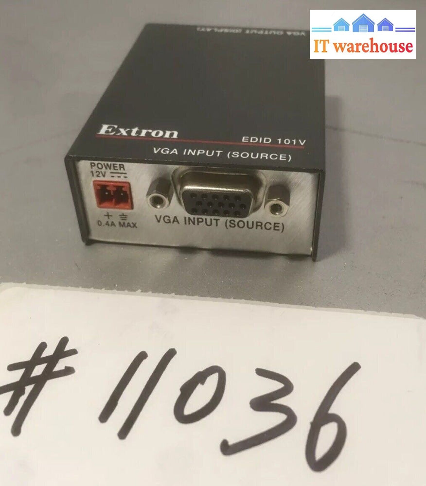 + Extron Edid 101V Vga Input Source Emulator 33-1805-01